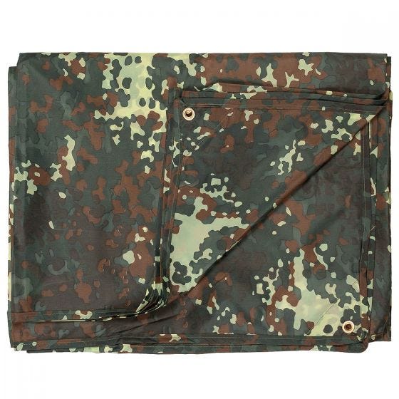 MFH 'Tarp' Presenning 300x500cm - Flecktarn