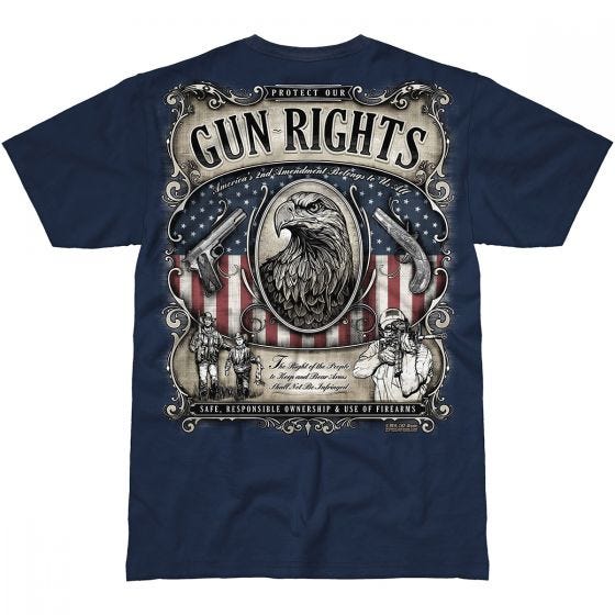 7.62 Design Gun Rights T-shirt Navy Blue