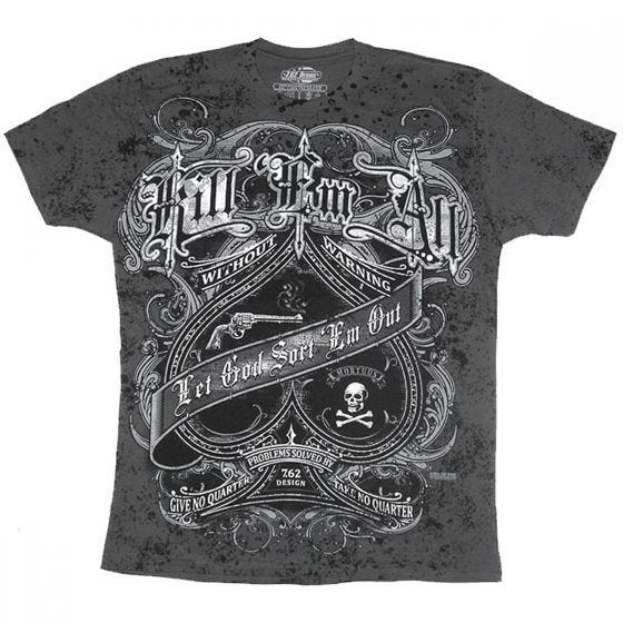 7.62 Design Kill Em All T-shirt Träkol