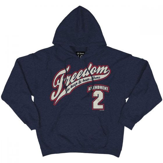 7.62 Design 2nd Amendment Freedom Munktröja Navy Heather