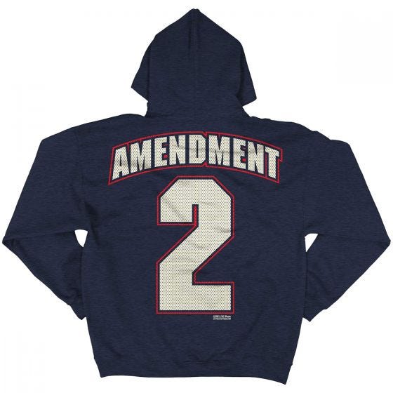 7.62 Design 2nd Amendment Freedom Munktröja Navy Heather