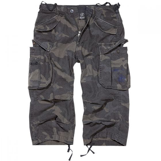 Brandit Industry Vintage 3/4 Shorts - Dark Camo