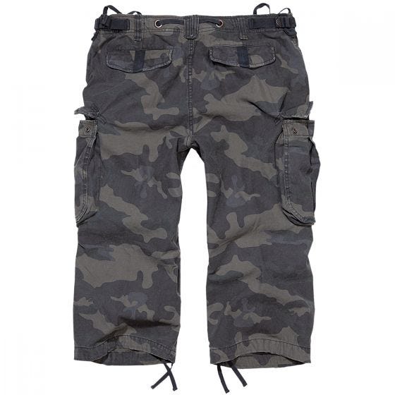 Brandit Industry Vintage 3/4 Shorts - Dark Camo