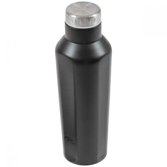 Highlander 500ml Ashta Stainless Steel Bottle Black