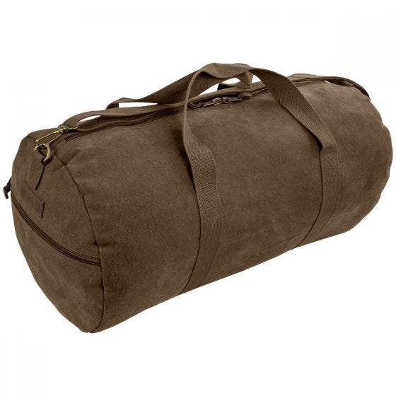 Highlander Crieff Canvas Rullbag 45 L - Brun