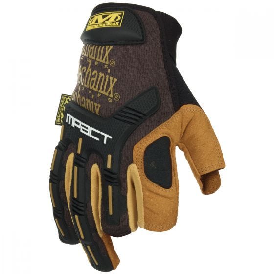 Mechanix Wear M-Pact Framer Leather Gloves Brown