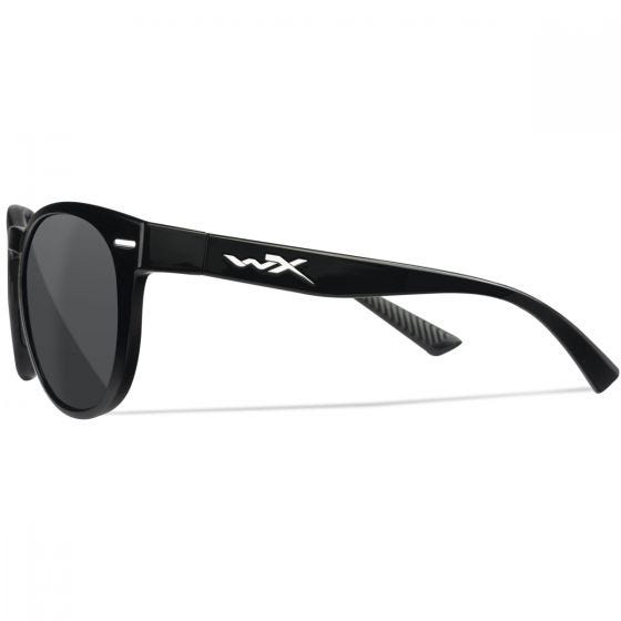 Wiley X WX Covert Glasögon - Grey Lenses / Gloss Black Frame