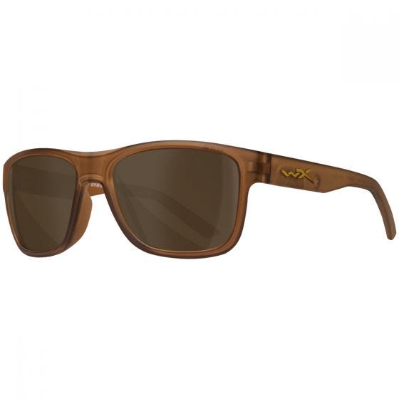 Wiley X WX Ovation Glasögon - Brown Lenses / Matte Rootbeer Frame