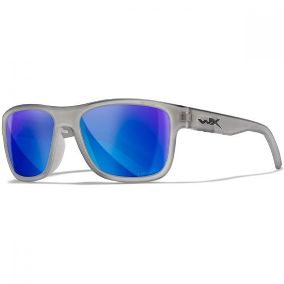 Wiley X WX Ovation Glasögon - Captivate Polarized Blue Mirror Lenses / Matte Slate Frame