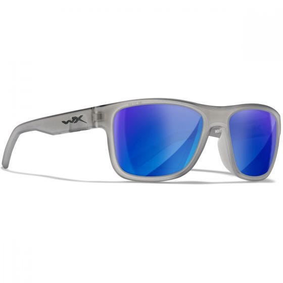 Wiley X WX Ovation Glasögon - Captivate Polarized Blue Mirror Lenses / Matte Slate Frame