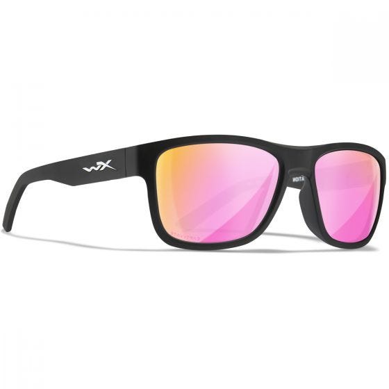 Wiley X WX Ovation Glasögon - Captivate Polarized Rose Gold Mirror Lenses / Matte Black Frame