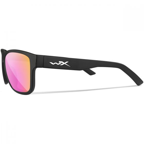 Wiley X WX Ovation Glasögon - Captivate Polarized Rose Gold Mirror Lenses / Matte Black Frame