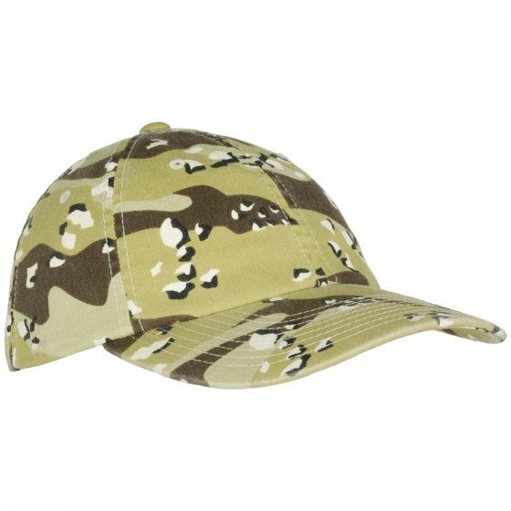 YP Low Profile Camo Washed Cap 6 Colour Desert