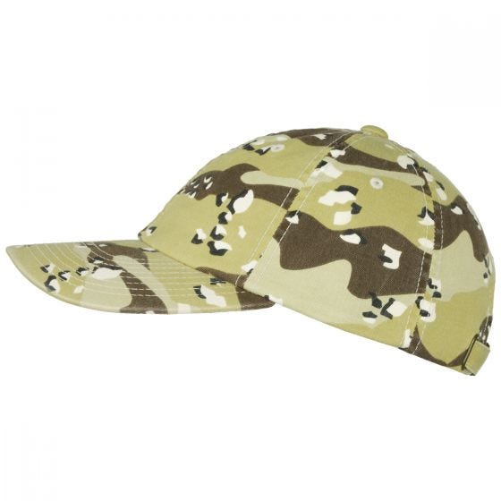 YP Low Profile Camo Washed Cap 6 Colour Desert