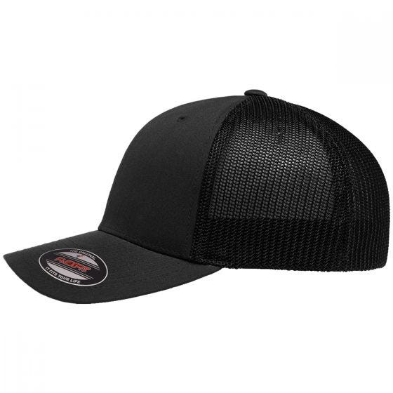 Flexfit Trucker Nätkeps - Svart