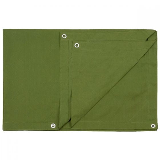 MFH Canvas Presenning Metal Eyelets 305x365cm - Oliv