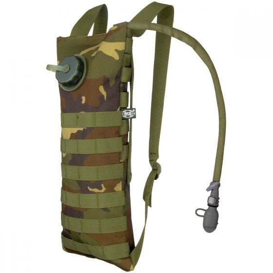 MFH MOLLE Hydration Blåsa och Bärare - Woodland