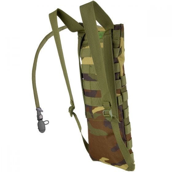 MFH MOLLE Hydration Blåsa och Bärare - Woodland