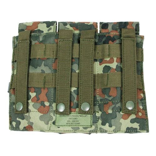 MFH M4/M16 MOLLE Trippel Magasinficka - Flecktarn