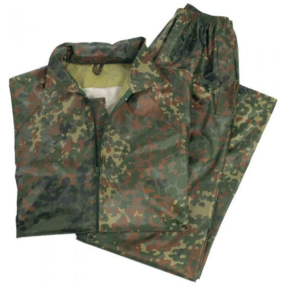 Mil-Tec Vattentät Dräkt - Flecktarn