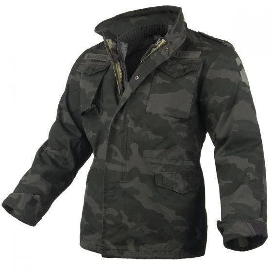 Surplus M65 Regiment Jacka - Black Camo