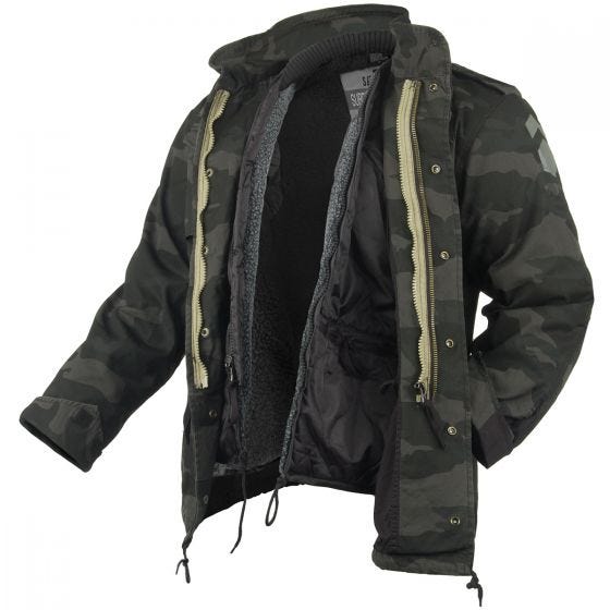 Surplus M65 Regiment Jacka - Black Camo