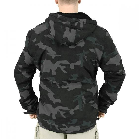 Surplus Vindtygsjacka med Dragkedja - Black Camo