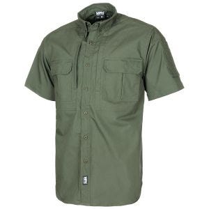 MFH Attack Teflonbelagd Kortärmad skjorta Ripstop - OD Green