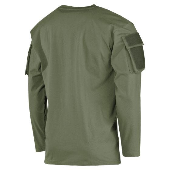 MFH US Med fickor på ärmarna Långärmad skjorta - OD Green