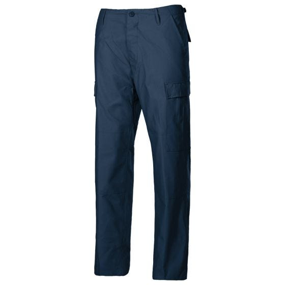 MFH US BDU Reinforced Stridsbyxor - Blå
