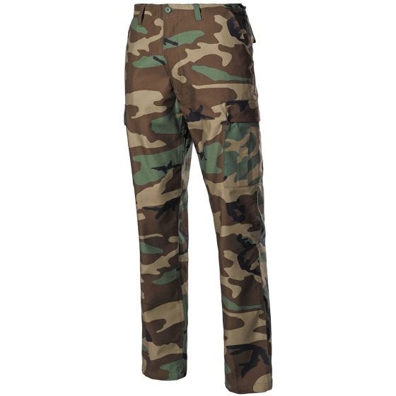MFH US BDU Stridsbyxor - Woodland