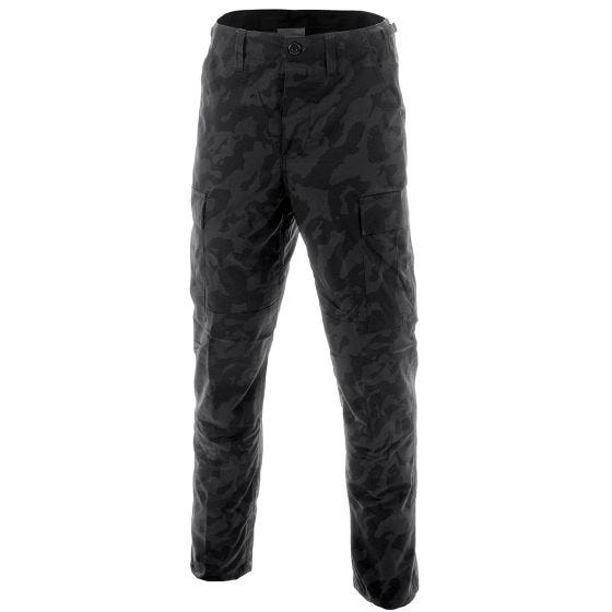 MFH BDU Stridsbyxor Ripstop - Night Camo