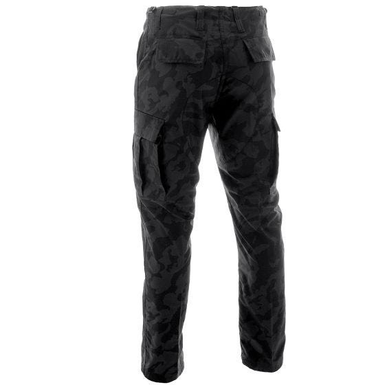 MFH BDU Stridsbyxor Ripstop - Night Camo