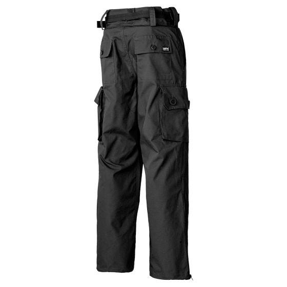 MFH Comando Smock Byxor Ripstop - Svart