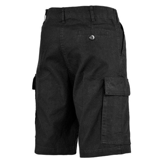 MFH BW Bermudashorts - Black Stonewashed