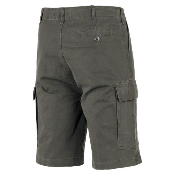 MFH BW Bermudashorts - OD Grön Stentvättad