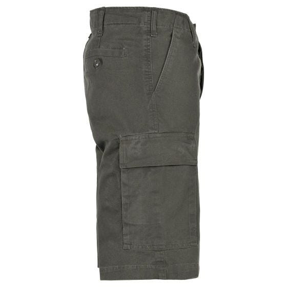 MFH BW Bermudashorts - OD Grön Stentvättad