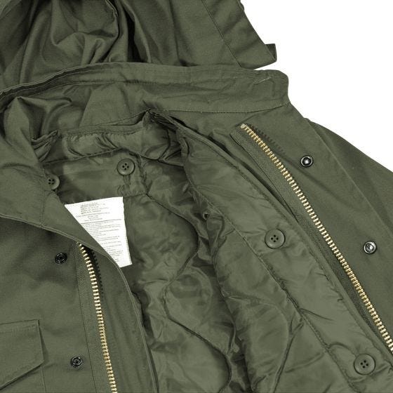 MFH US M65 com forro acolchoado Fältjacka - OD Green