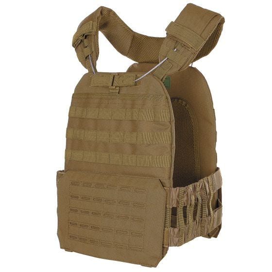 MFH Laser MOLLE Taktisk väst - Coyote Tan