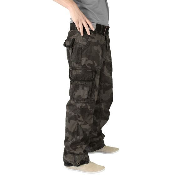 Surplus Premium Vintage Byxor - Black Camo
