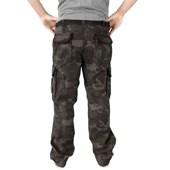 Surplus Premium Vintage Byxor - Black Camo