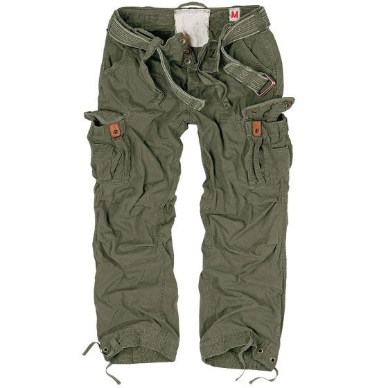 Surplus Premium Vintage Byxor - Oliv