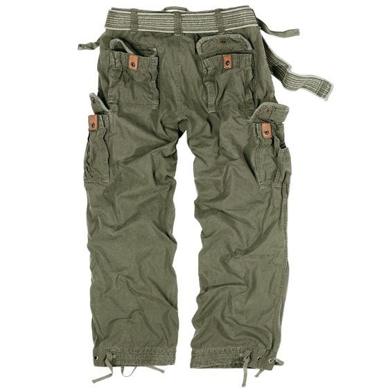 Surplus Premium Vintage Byxor - Oliv