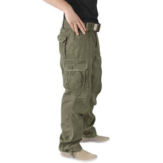 Surplus Premium Vintage Byxor - Oliv
