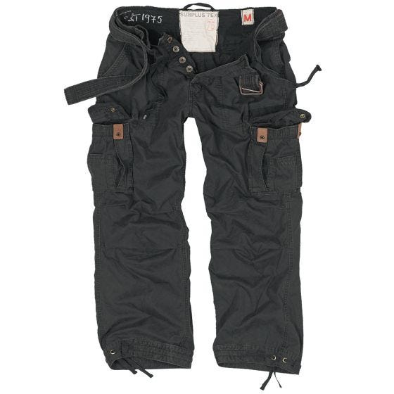 Surplus Premium Vintage Byxor - Svart