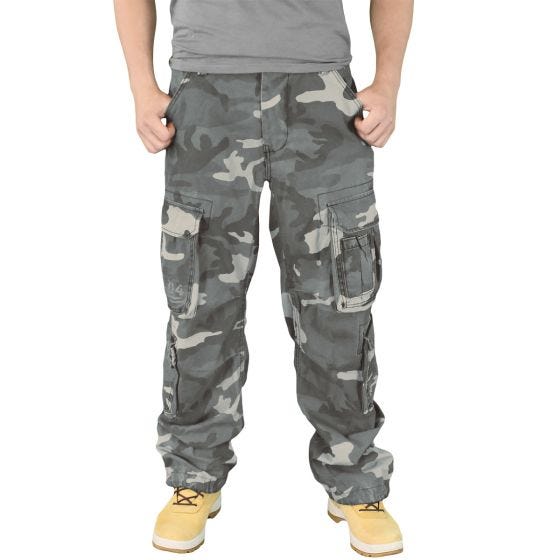 Surplus Airborne Vintage Byxor - Night Camo