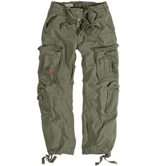 Surplus Airborne Vintage Byxor - Oliv