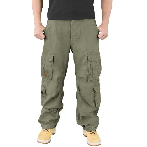 Surplus Airborne Vintage Byxor - Oliv