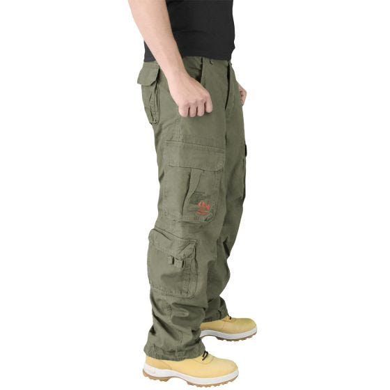 Surplus Airborne Vintage Byxor - Oliv