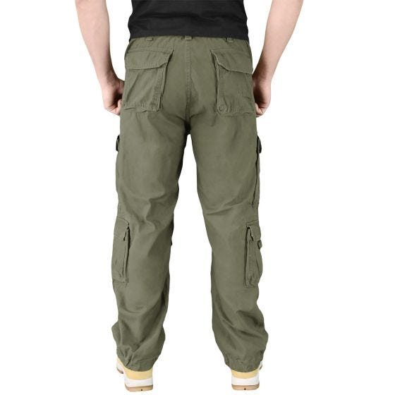 Surplus Airborne Vintage Byxor - Oliv